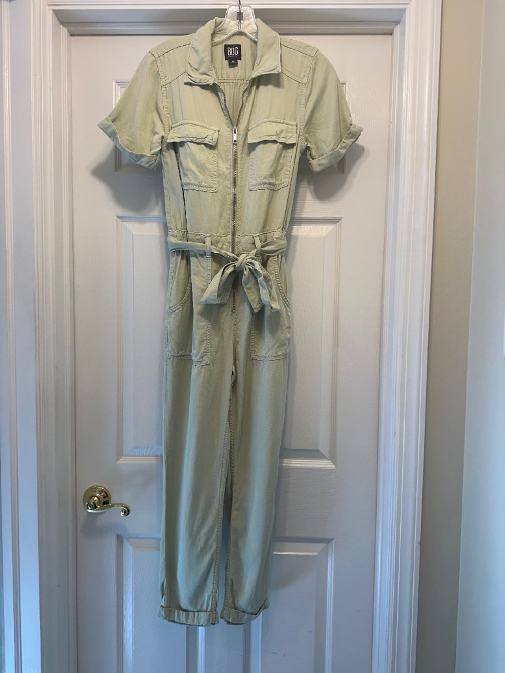 BDG Urban Outfitters Mint Green Utility Style Jumpsuit- size XS